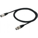 Audiokabel 1m sort
