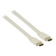 1 m. Fladt højhastigheds HDMI-kabel med Ethernet HDMI han - HDMI han Guldbelagt
