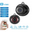 HD IP WIFI Hidden Bulb﻿ Camera with lamp led spy 360 degree fisheye panoramic camera﻿ 16GB