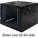 TOTEN, 19" v&aelig;gskab, 12U Hvid