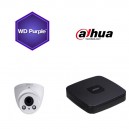 Dahua NVR KIT 4X4 MP Eyball KAMERA 2,7-12 mm H265