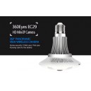 4pcs LED light 960P full hd mini hidden camera IR night vision bulb wifi camera