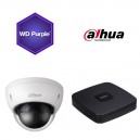 Dahua NVR KIT 2X4 MP DOME KAMERA 2,8MM