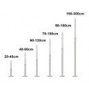 Aluminium 60-120cm length Wall and ceiling Retractable CCTV Bracket