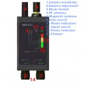 Tracker Detectors GPS Tracker Finder Bug with Long Magnetic LED Antenna